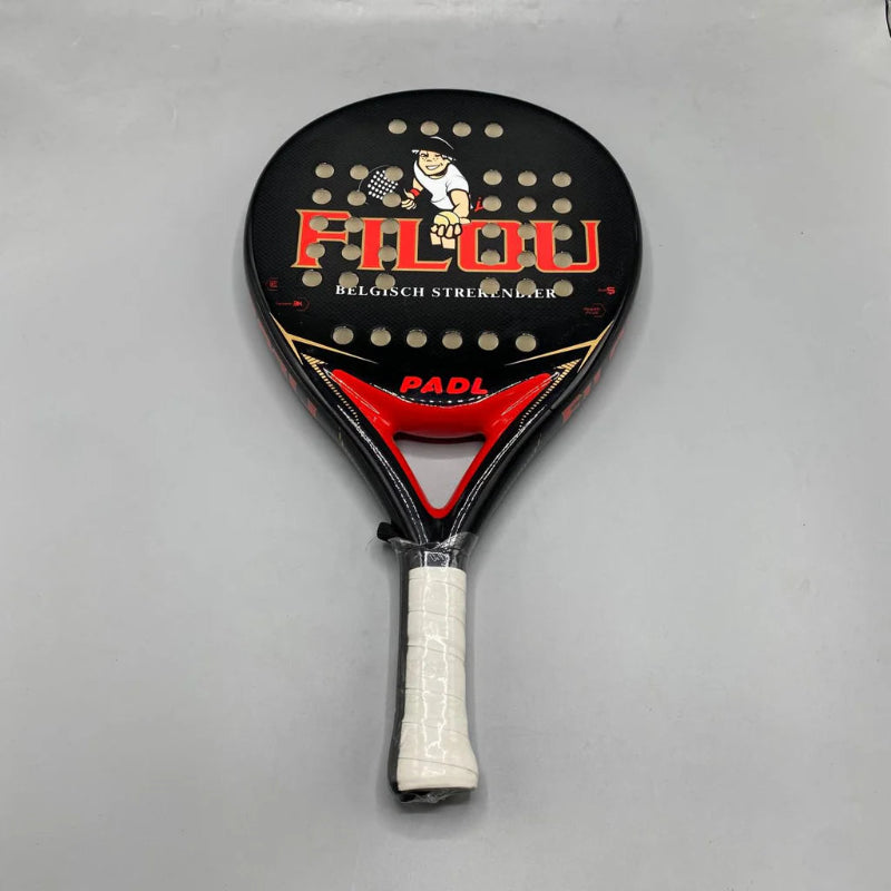 Paddle with 'FILOU' branding on a gray background