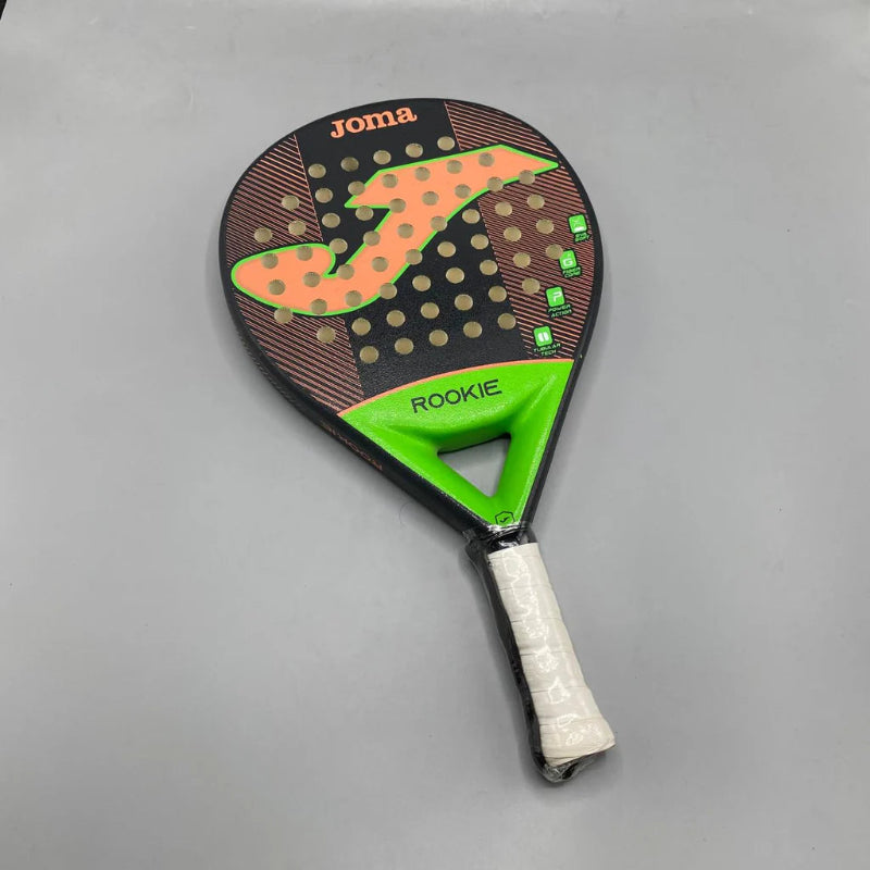 Paddle with 'Joma' branding on a gray background